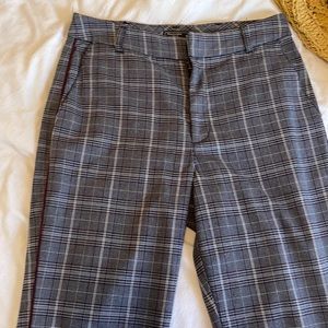 Abercrombie Simone high rise ankle flare dress pants